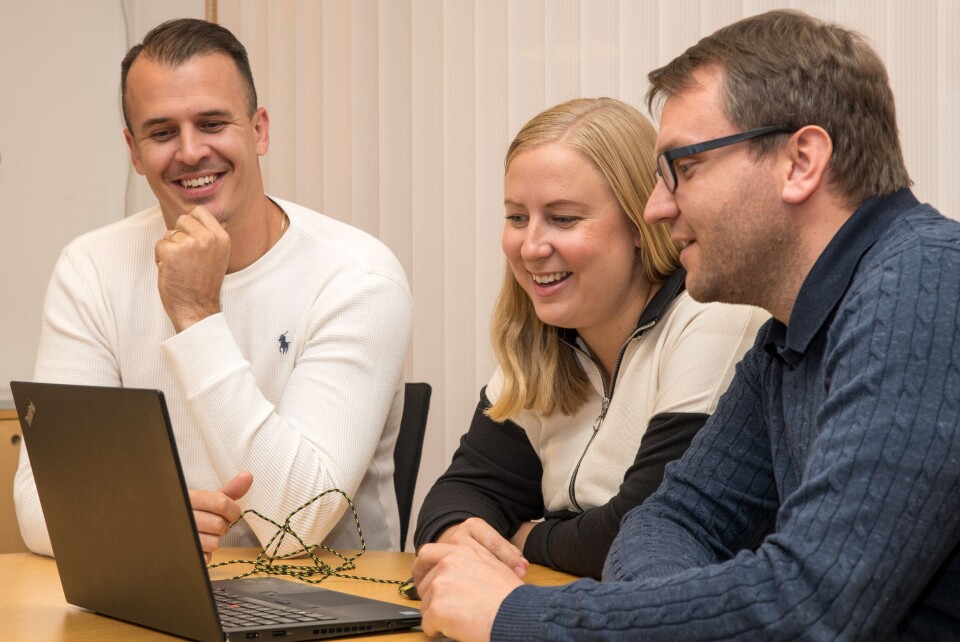 Domagoj Maksan, Julie Døvle Johansen og Benedikt Frenzl. Foto: Stingray/Terje Haugen