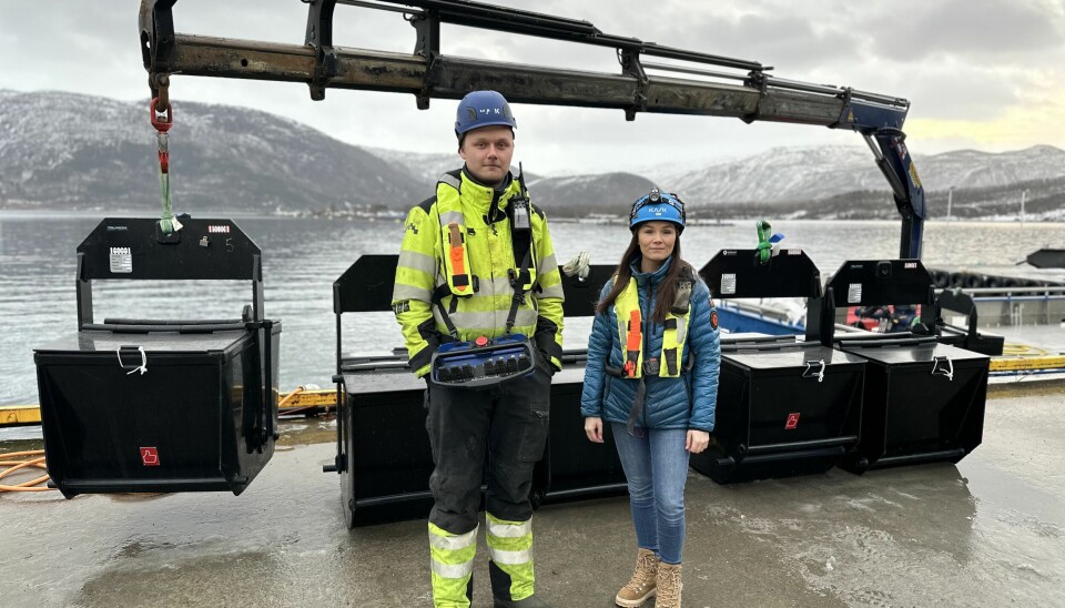 Daglig leder hos Edelfarm Alice Øksheim (t.h) satser på gjenbruk.