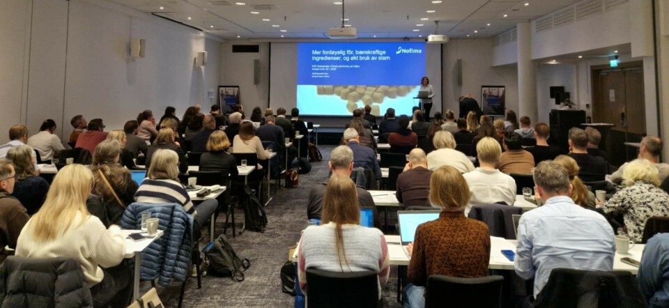 Deltakere på FHFs dialogmøte var samlet på Gardermoen 30. januar for å diskutere nye krav til bærekraft og miljø i fiskefôrindustrien.