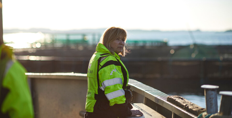 Driftsdirektør Ann Kristin Fladset og teamet hennes jobber kontinuerlig med å utvikle nye metoder for bærekraftig kveiteoppdrett.