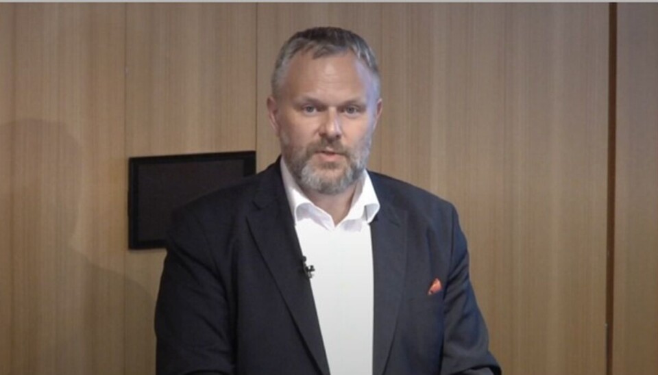 Konsernsjef Helge Kvalvik.
