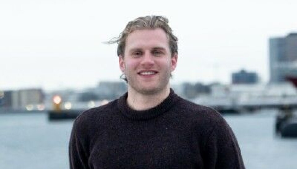 Sveinn Sigurdur Johannesson, medgrunnlegger i vinneren GreenFish, sier det er en stor ære å vinne innovasjonsprisen.