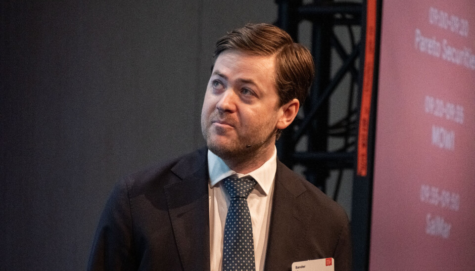 Analytiker Sander Lie på NASF-konferansen 2025.