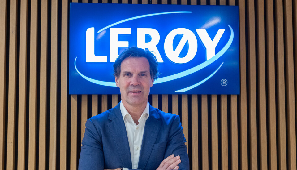 Lerøy-sjef Henning Beltestad på selskapets hovedkontor i Bergen.