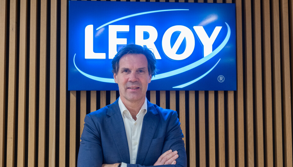 Lerøy-sjef Henning Beltestad på selskapets hovedkontor i Bergen.