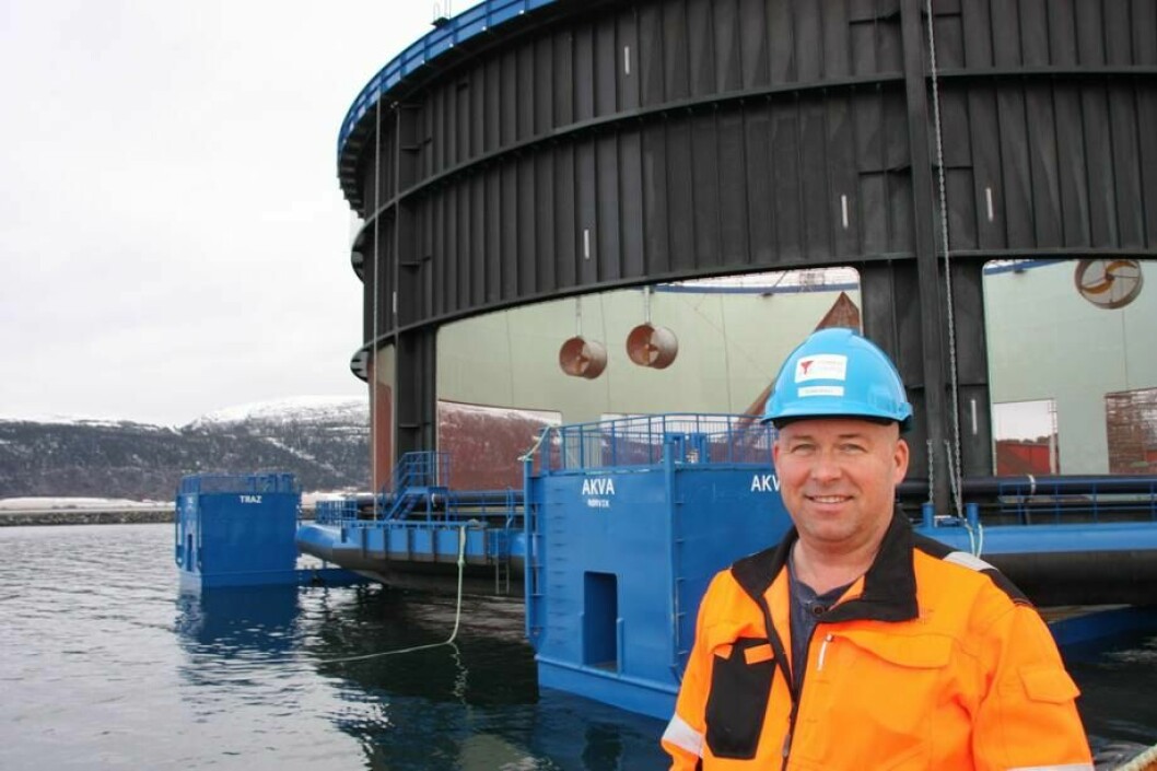 - Oppfølgeren til den største stålmerden bygget i Norge noensinne, er klar for levering, sier Elias Solli ved  Fosen Yard. Foto: Sigbjørn Larsen.