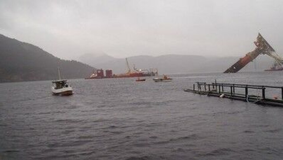 Forholdet mellom AF Decom og Raunes Fiskefarm har vært langt fra fredfullt. Foto: Sigbjørn Langhelle