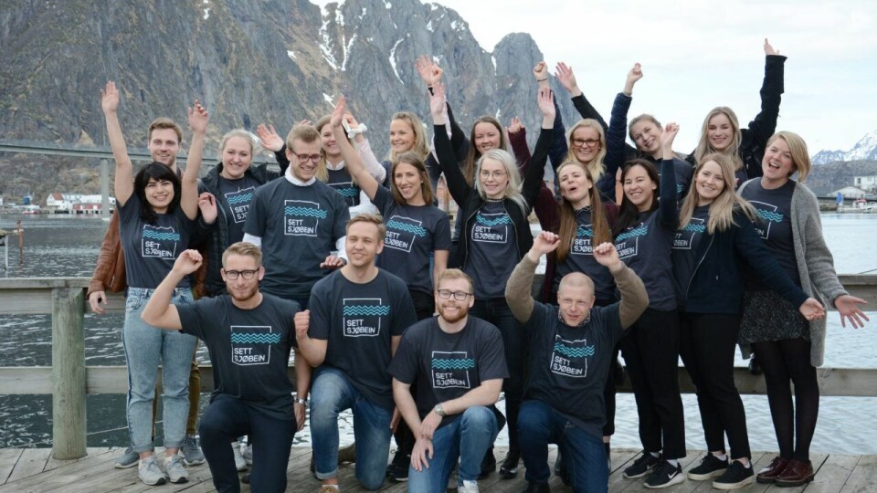 Sett Sjøbein tok med seg tjue masterstudenter fra ulike studieretninger og institusjoner til en uke i Lofoten. Foto: Sett Sjøbein.