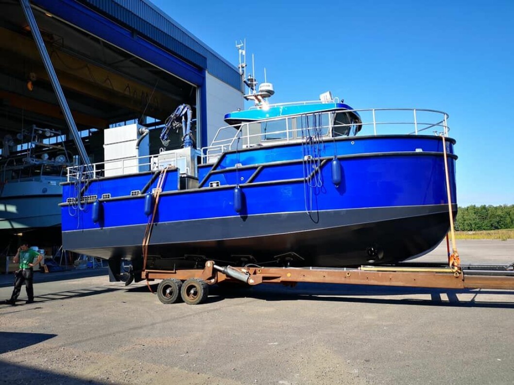 «Rognkjeksa» er navnet på Austevoll Sjøtjenester sitt nye fartøy. Foto: Austevoll Sjøtjenester