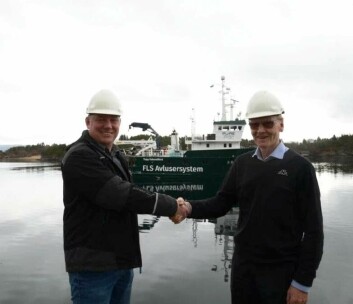 Daglig leder Jan Eirik Nordseth i Pure Shipping, sier de jobber tett sammen med Flatsetsund Engineering. Her er han avbildet med Kristian Lillerud, daglig leder i Flatsetsund Egineering. Foto: Pure Shipping.  
