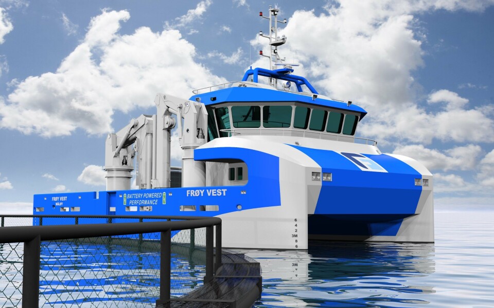 Til sammen har nå selskapene i Frøygruppen 8 fartøy i bestilling. Foto: Tomra Engineering