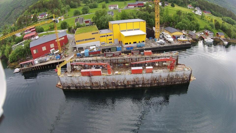 Sletta verft i Aure kommune. Foto: Sletta Verft