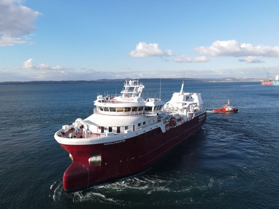 MS «Harald Martin» er den andre brønnbåten Tersan leverer til Nordlaks i 2021. Foto: Tersan Shipyard. MS «Harald Martin» er den andre brønnbåten Tersan leverer til Nordlaks i 2021. Foto: Tersan Shipyard.