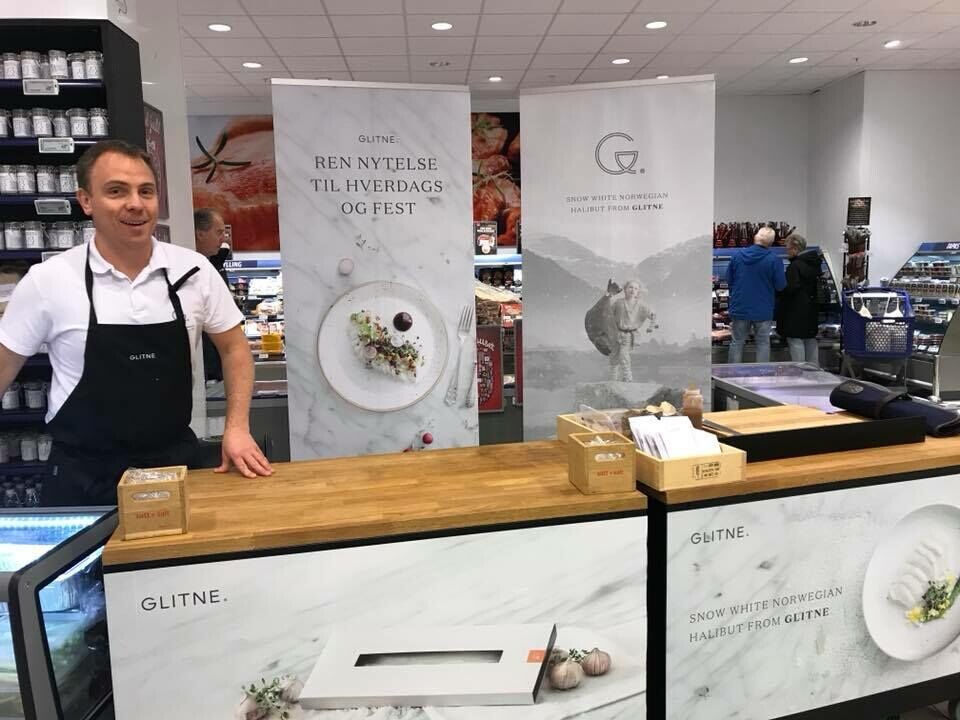 Lanseringen av det nye sashimi-produktet gikk av stabelen i forrige uke. - Vi tar lanseringen steg for steg og Bergen var først ut denne gang, opplyser daglig leder Jan-Arne Brekke. Foto: Sogn Aqua.