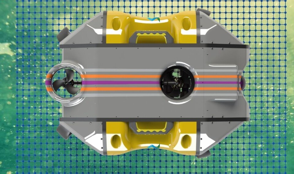 Notvaskeren skal ta groe på anleggene før den fester seg på noten. Foto: Mithal.