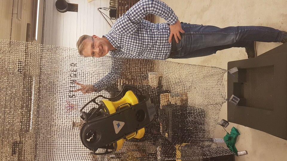 Leiv Midthassel daglig leder og forretningsutvikler i Mithal, har sammen med selskapet Stinger utviklet en ny notvasker som de nå er nominert med til årets Gründerjulepresang. Foto: Mithal.