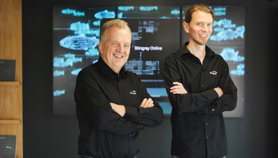 John Harald Pettersen (fra venstre) og Martin Worm fra Stingray Research.