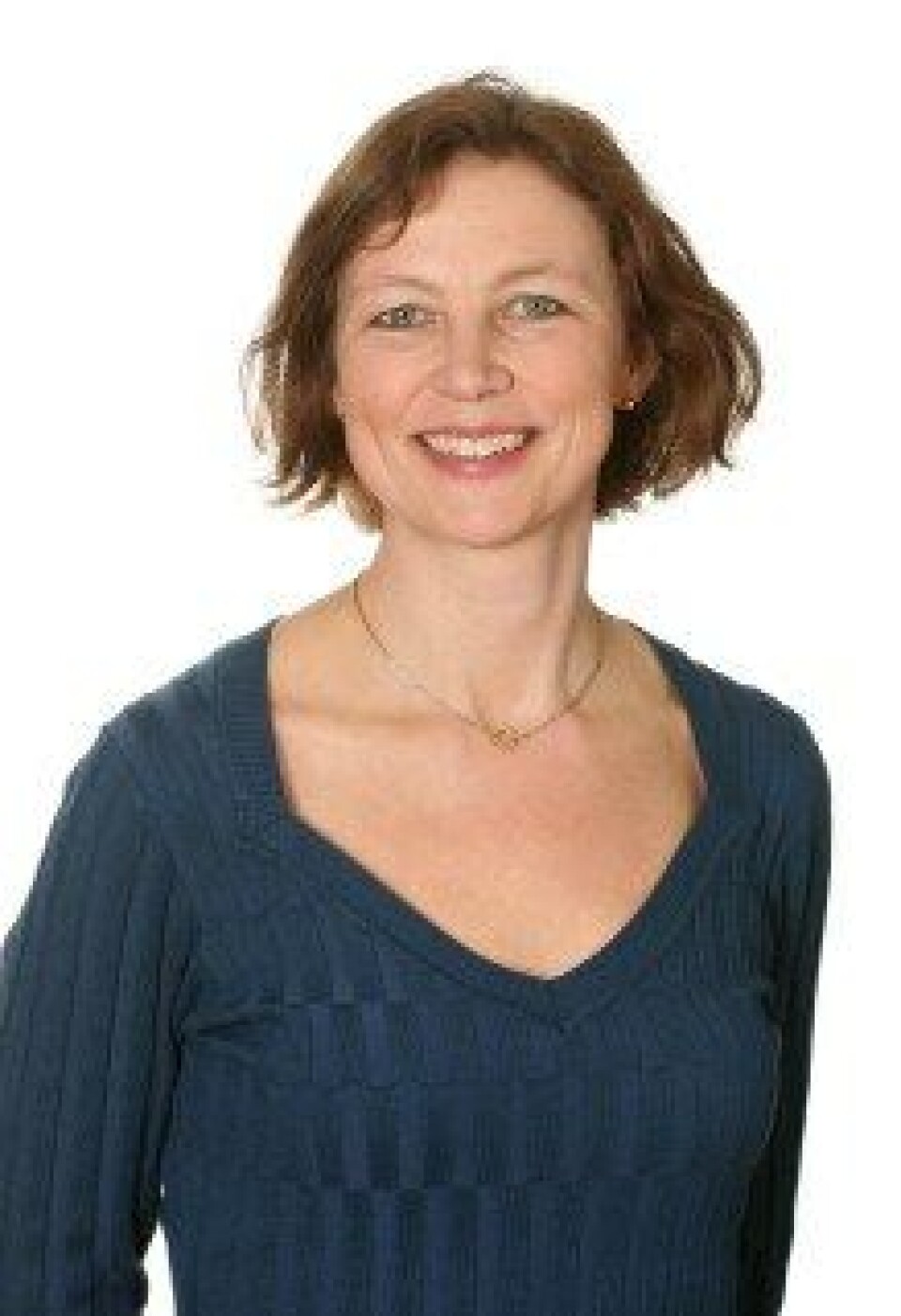 Lise Bergan, 'corporate affairs director' i Cermaq sier de skal bruke den nye brønnbåten stort sett til frakt av fisk. Foto: Cermaq.