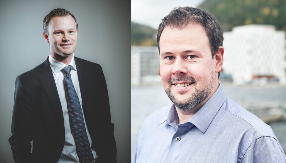 Simen Landmark (venstre) og Hans Jørgen Sandnes (høyre).