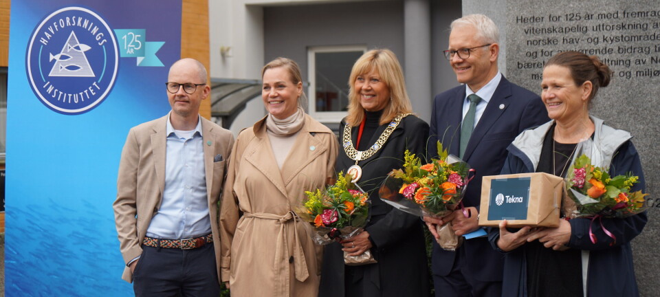 Ble hedret med bauta