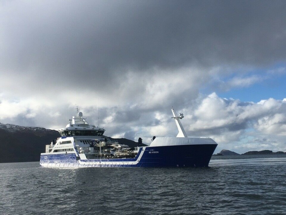 Årets Ship of The Year er MS «Ro Vision». Foto: Larsnes Mek Årets Ship of The Year er MS «Ro Vision». Foto: Larsnes Mek