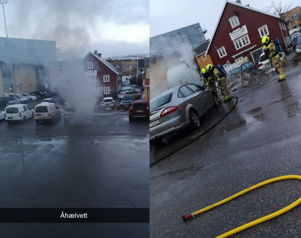 Rask tenking fra mannskapet på «Ronja Ocean» gjorde at brannen ikke fikk spre seg. Foto: Martin Myhre.