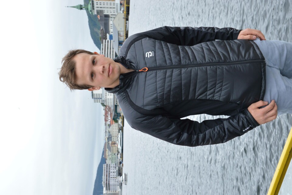 Erlend Eide, teknisk sjef i Eide Fjordbruk. Foto: Therese Soltveit.