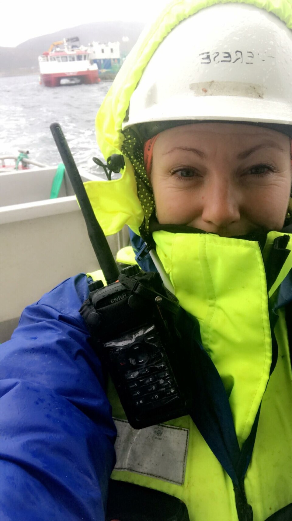 Therese Eleonor Andersson (39) liker svært godt å være ute i vær og vind. Foto: Privat.