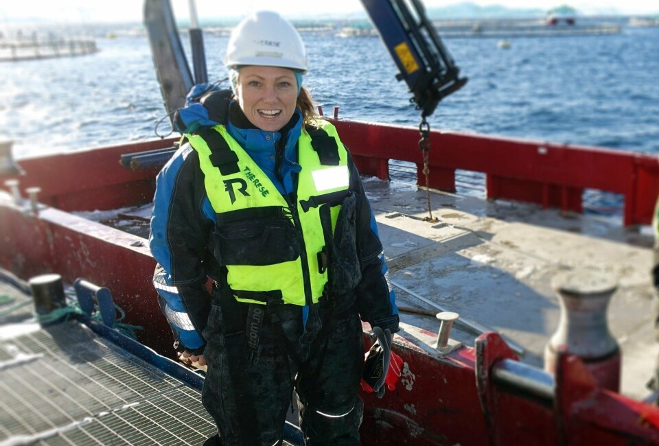Therese Eleonor Andersson (39) har lenge drømt om å ende opp der hun nå befinner seg. Foto: Tom Lysø.