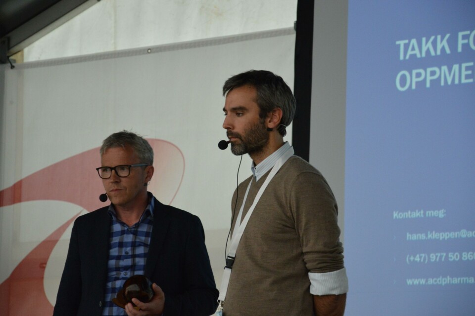 Jim-Roger Nordly eier og har vært pådriver for ACD Pharmas bakteriofag-løsninger. Foto: Magnus Petersen.