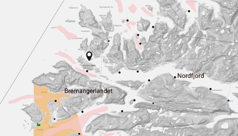 Lokalitet Husevågøy. Lokalitet Husevågøy.