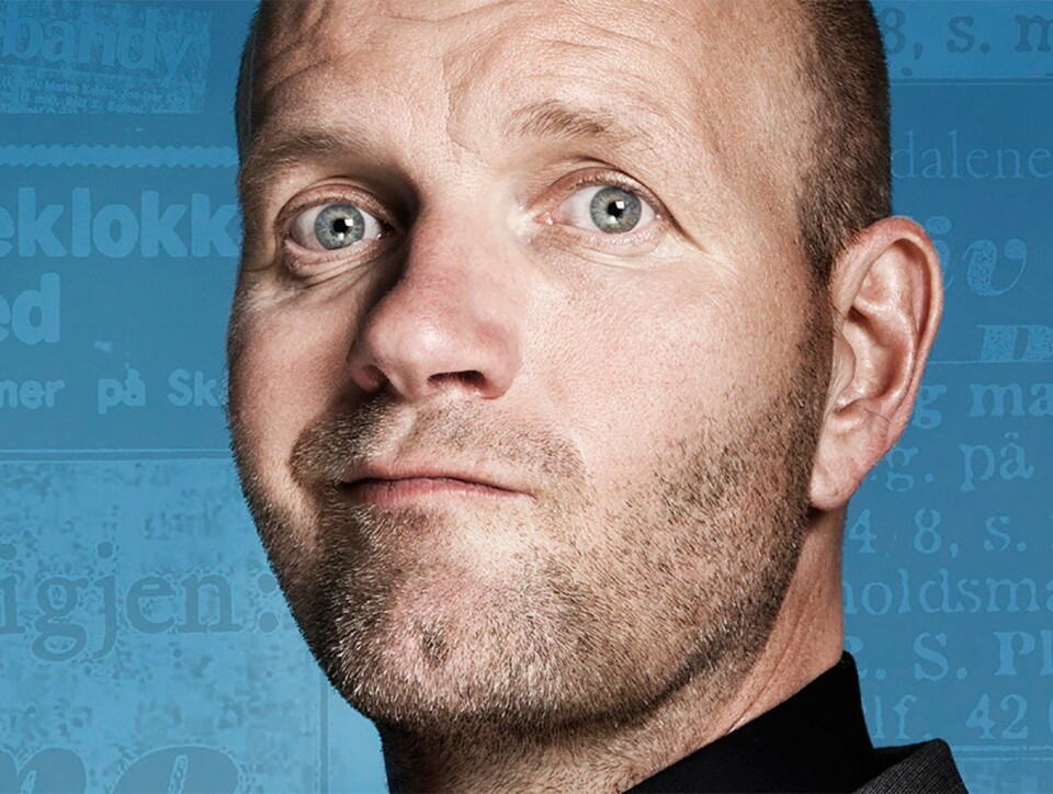 Komiker Bård Tufte Johansen. Foto: Showplakat.