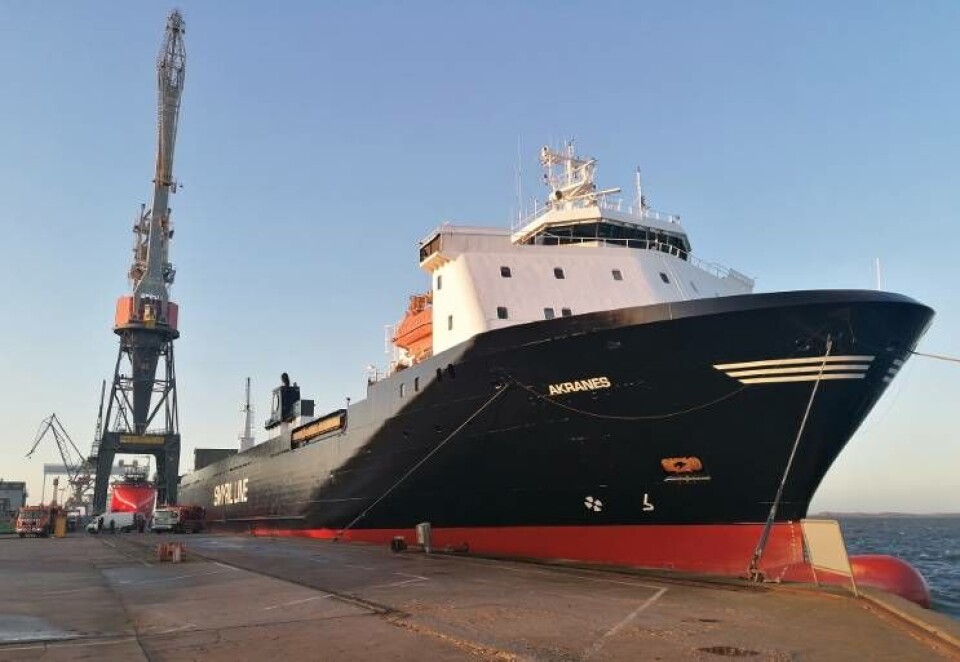 Så langt har de store sesongsvingningene i de store varestrømmene vært utfordrende for selskapet. Foto: Smyril Line Cargo