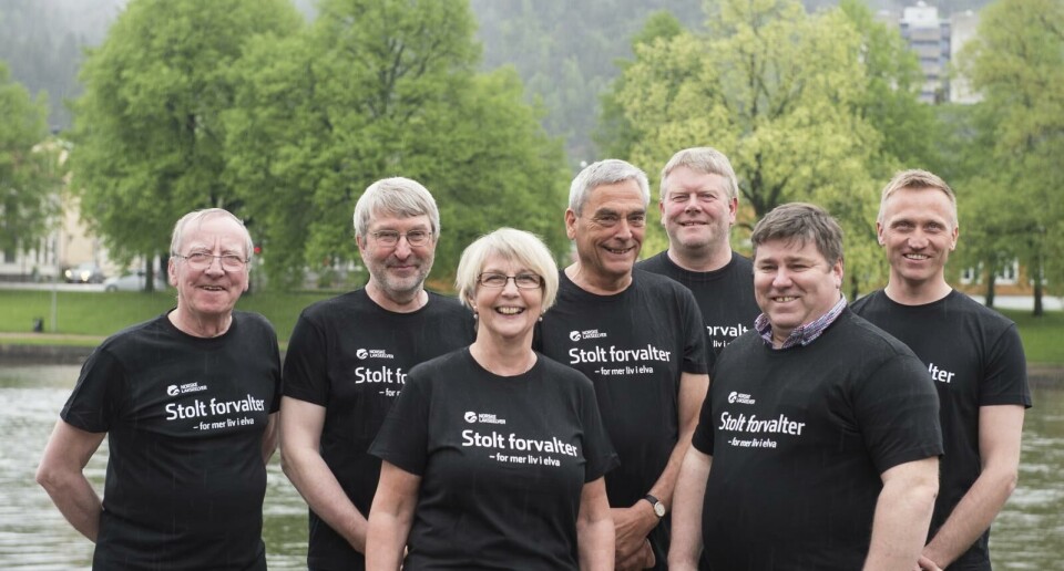 Styret i Norske Lakseelver 2016. Foto: Hans Kristian Krogh-Hansen