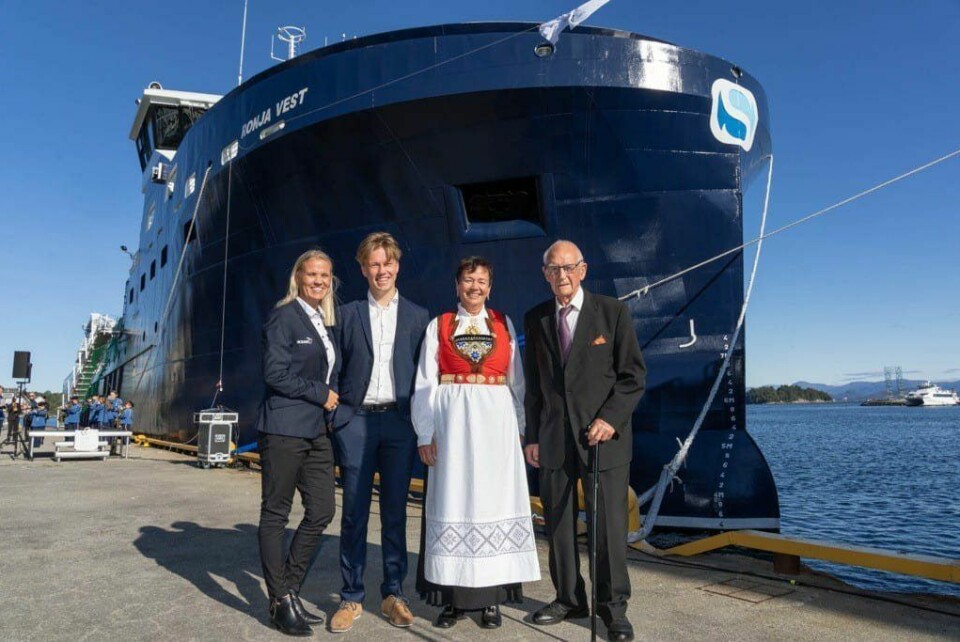 Brønnbåten «Ronja Vest» skal få spesialtilpasset Theromlicer. Her er fartøyet avbildet med fire generasjoner Bolaks. Foto: Bolaks.