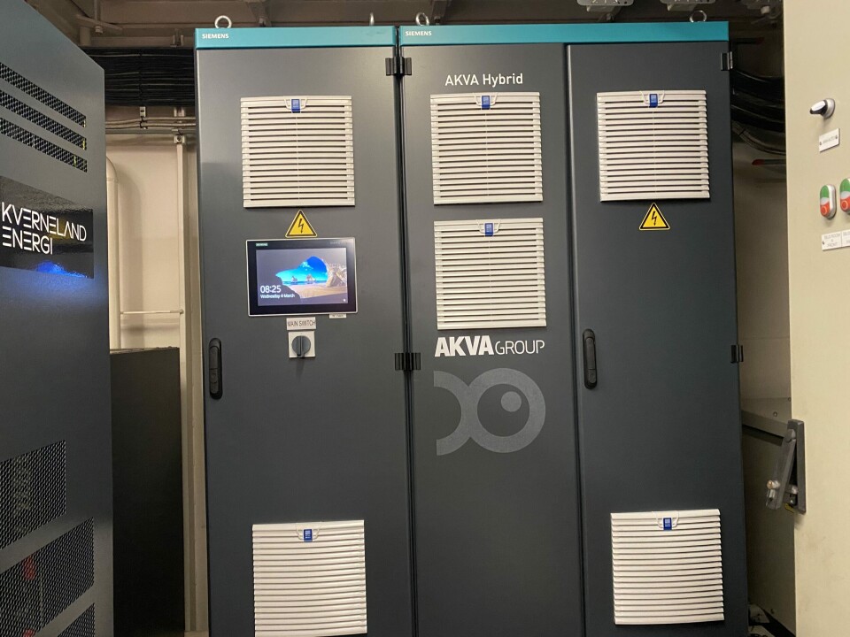 Mortenlaks fikk installert AKVA Hybrid batteripakke til fôrflåten julen 2019. Foto: Akva Group Mortenlaks fikk installert AKVA Hybrid batteripakke til fôrflåten julen 2019. Foto: Akva Group