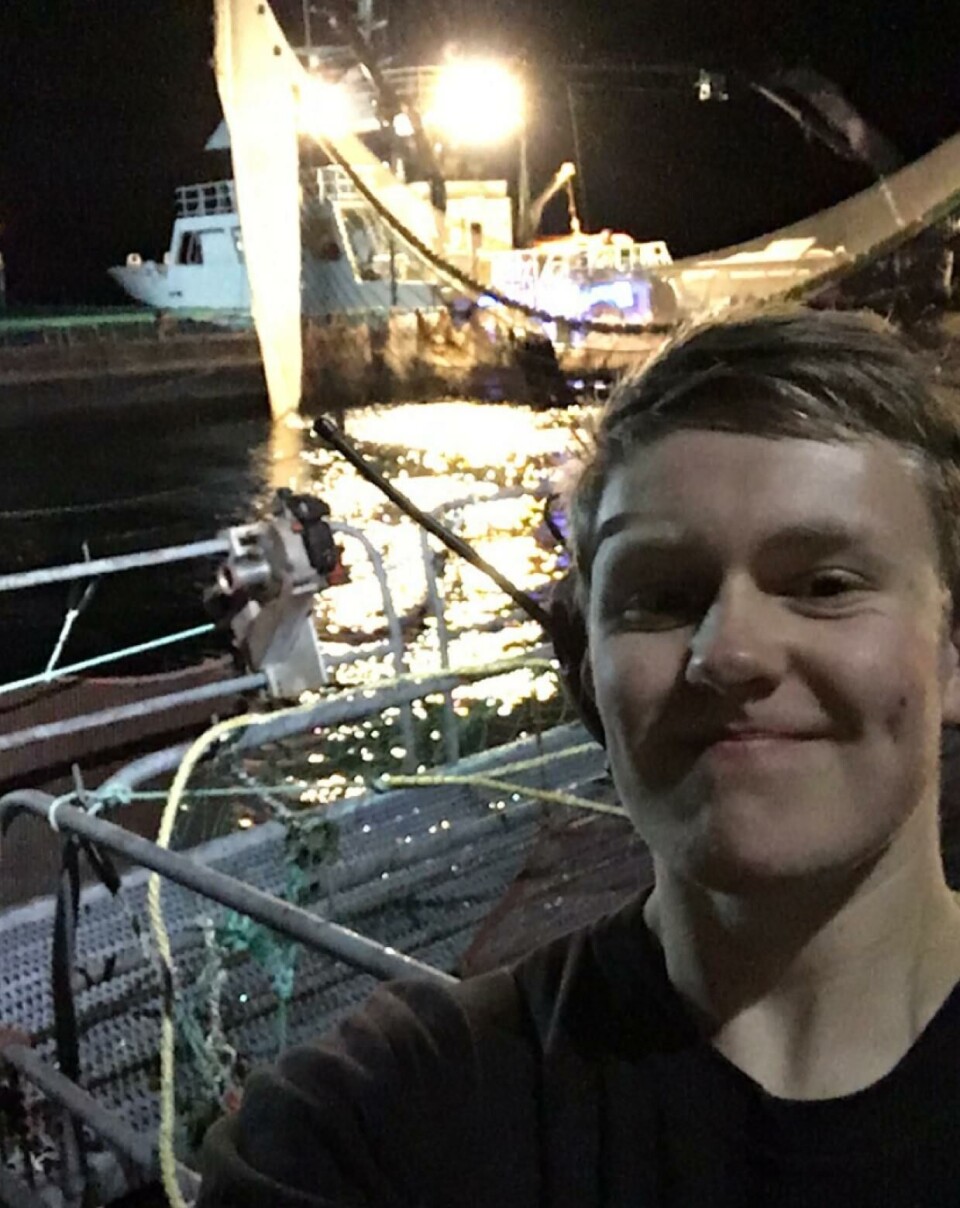 Kristoffer Karstensen sier man må være villig til å strekke seg langt for å få best mulig resultat på fisken, om det er dag eller natt spiller ingen rolle. Foto. Privat.