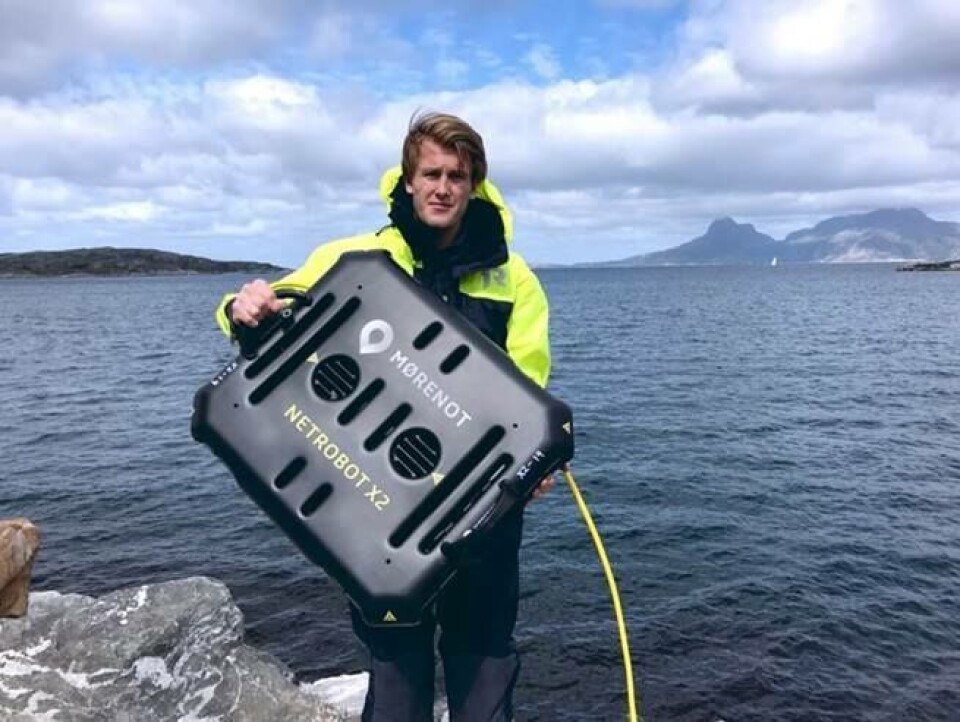 Mørenot Robotics kan komme til å vinne innovasjonsprisen til Nor-Fishings under årets Akva Nor. Foto: Mørenot