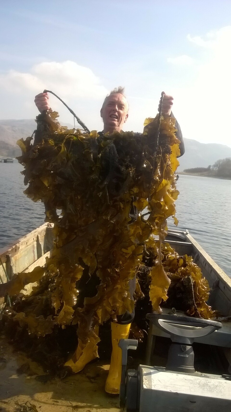 Walter Speirs er styre for det 'Scottish Seaweed Industry Association (SSIA). Foto: Walter Speirs.