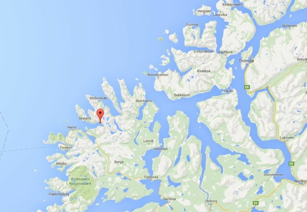 Det var fra Akvafarms settefiskanlegg i Bergsfjorden på vestsiden av Senja i Troms at man onsdag 18. mai mistet over 40 tusen 80 grams smolt.