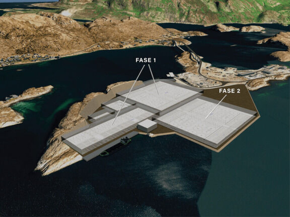 Utbyggingen på Brennholmen i Åfjord kommune er planlagt bygd ut i 2 faser. Fase 1 omfatter produksjon av 10 000 tonn matfisk og 10 millioner smolt og fase 2 er planlagt med 10 000 tonn matfisk. Utbyggingen på Brennholmen i Åfjord kommune er planlagt bygd ut i 2 faser. Fase 1 omfatter produksjon av 10 000 tonn matfisk og 10 millioner smolt og fase 2 er planlagt med 10 000 tonn matfisk.
