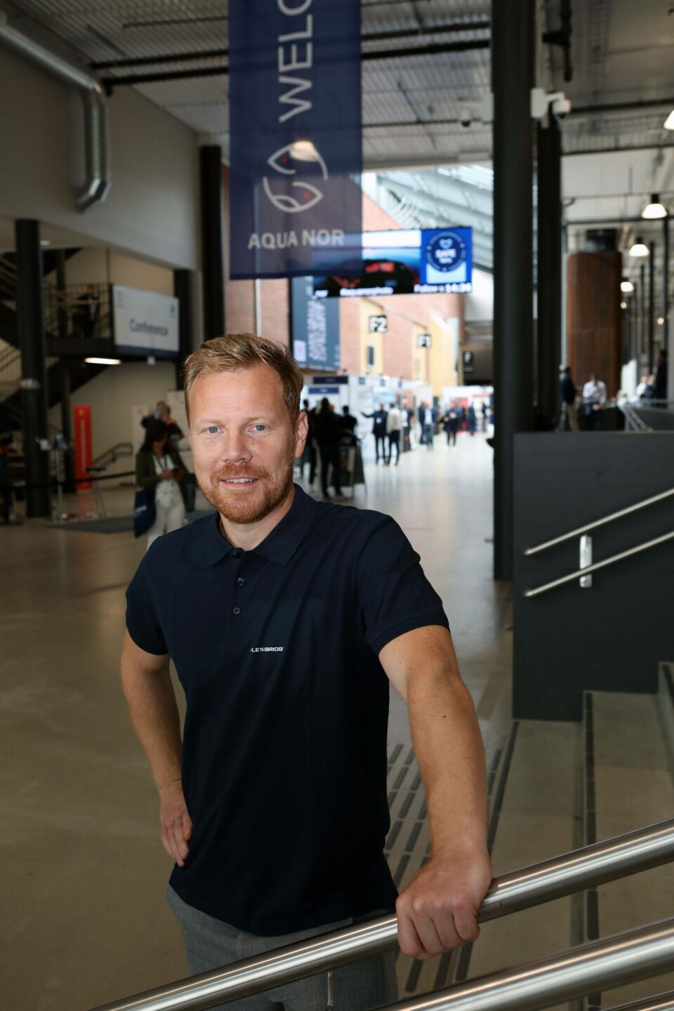 Dagleg leiar Sveinung Pile frå Kvinnherad skal føre selskapet tilbake på radaren til rederia og serier dei jobbar for å verte meir synlege. Foto: Flexibridge. Dagleg leiar Sveinung Pile frå Kvinnherad skal føre selskapet tilbake på radaren til rederia og serier dei jobbar for å verte meir synlege. Foto: Flexibridge.