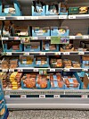 Fiskedisk i Asda butikk i Storbritannia.