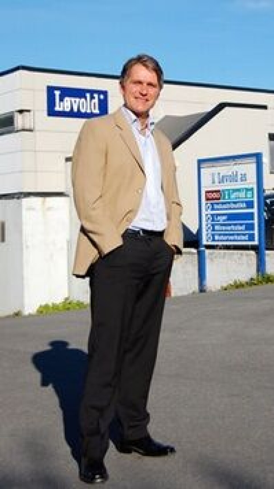 André Løvold satser mot å øke omsetningen til 100 millioner kroner. Foto: Havbruksloggen