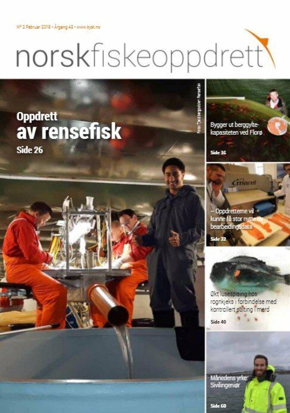 Veterinærinstituttets artikkel finner du på side 50 til 53 i Norsk Fiskeoppdretts februar-utgave.