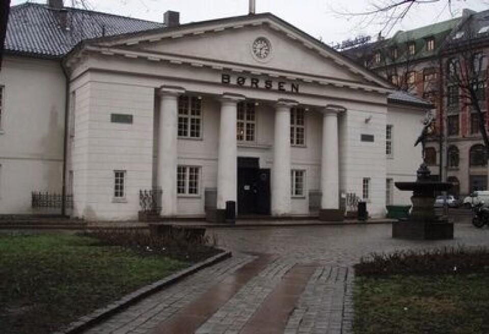 Flere oppdrettsselskaper faller tungt på Oslo Børs mandag formiddag. Oslo børs illustrasjonsfoto.