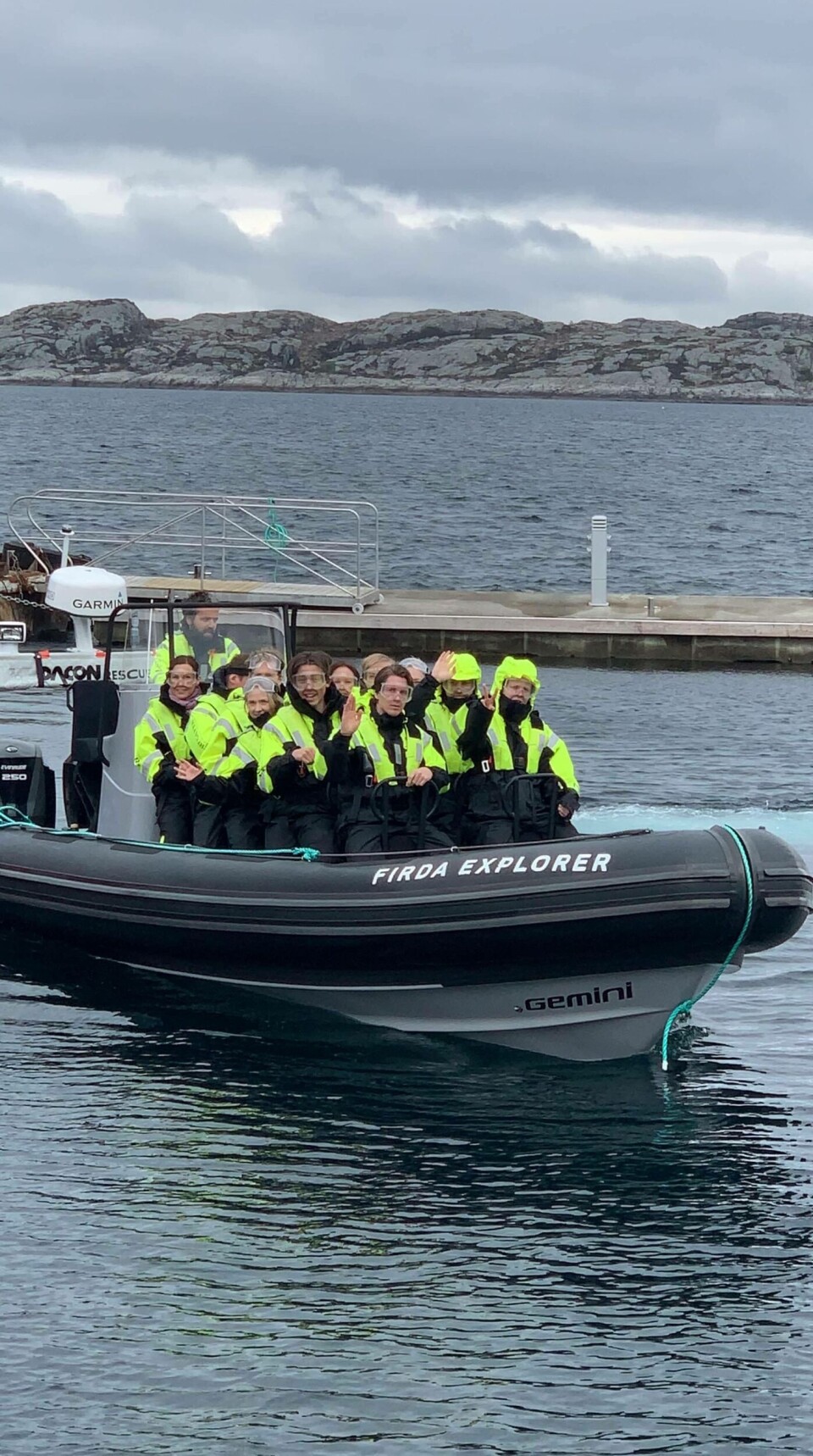 Skjerjehamn vil tilby visningsturer med deres egen RIB Firda Explorer-båt på Laksens dag. Foto: Viggo Randal.