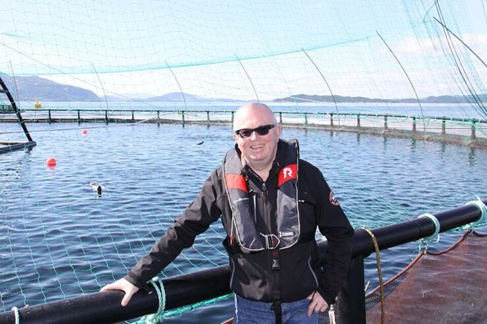 Administrerende direktør Gerhard Meidell Alsaker eig 100 prosent av oppdrettsselskapet. Foto: Alsaker Fjordbruk.