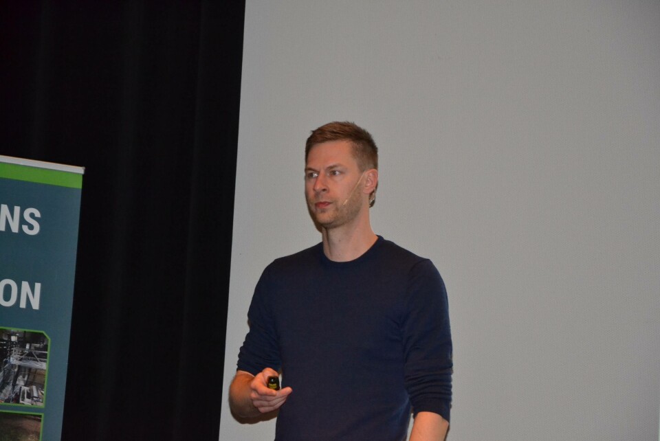 Asbjørn Dyrkorn Løland i Pharmaq Analytiq. Foto: Magnus Petersen.