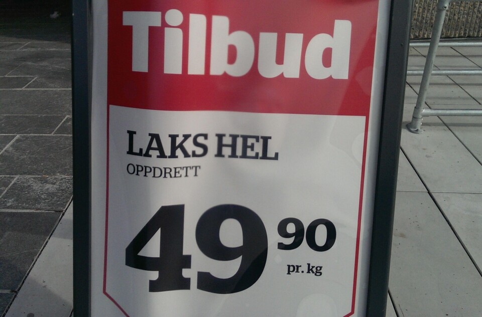 Laks, prislaks, tilbud, butikk